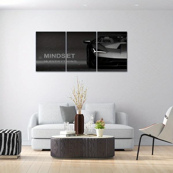 Car Wall Art – 3-Piece Photo Tiles I