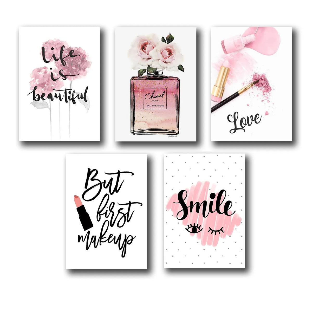 Fashion Icon – 5-Piece Wall Art
