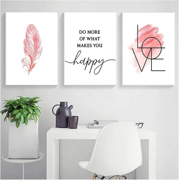Simply Chic – 3-Piece Minimal Wall Art