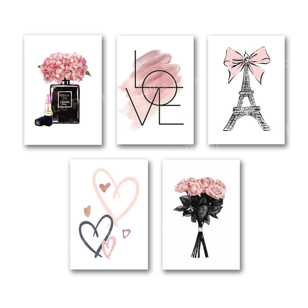 Parisian Dreams – 5-Piece Wall Art