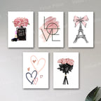 Parisian Dreams – 5-Piece Wall Art