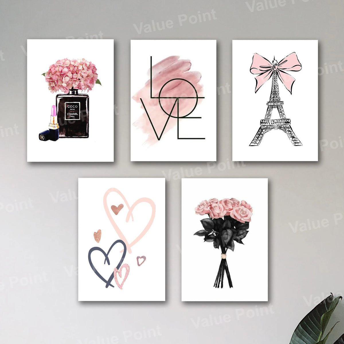 Parisian Dreams – 5-Piece Wall Art