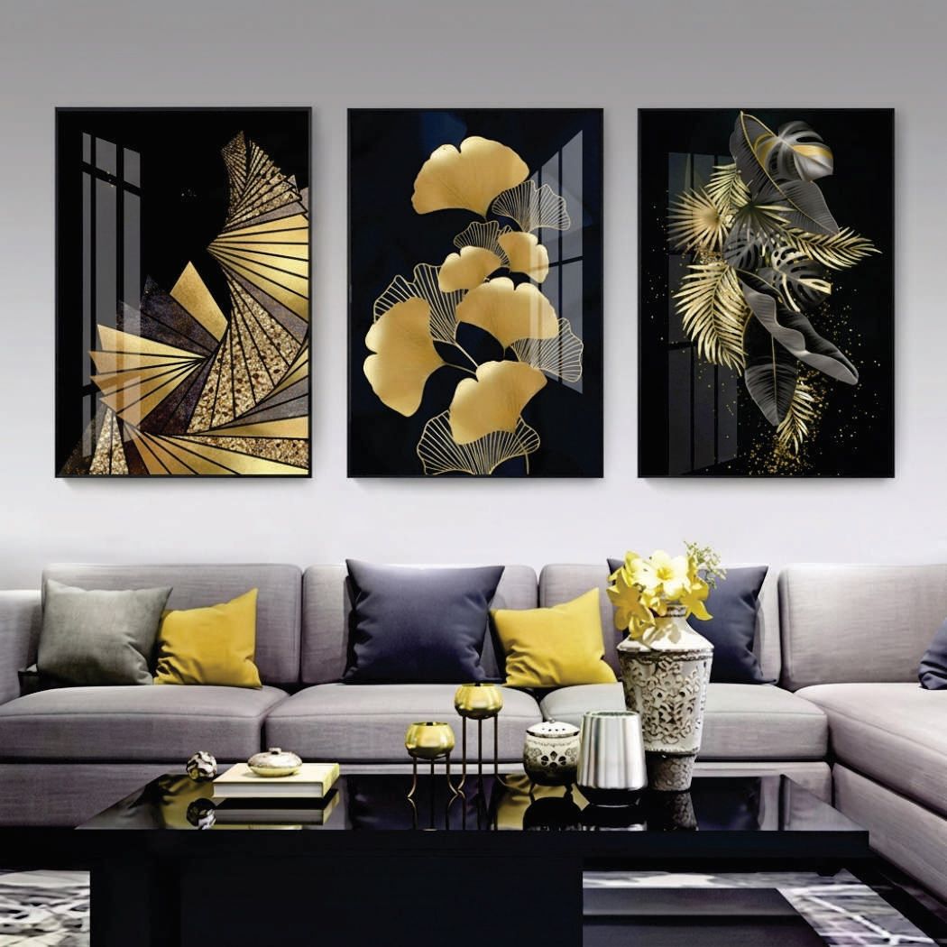 Modern Minimal 3-Piece Wall Art Photo Tiles C