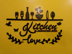 Kitchen Quote Wall Art – 3D Laser Cut Decor