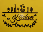Kitchen Quote Wall Art – 3D Laser Cut Decor