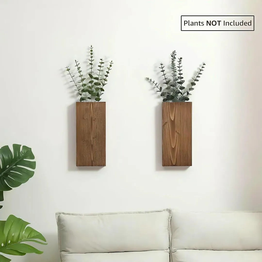 Modern Abstract Wall Art – Brown MDF