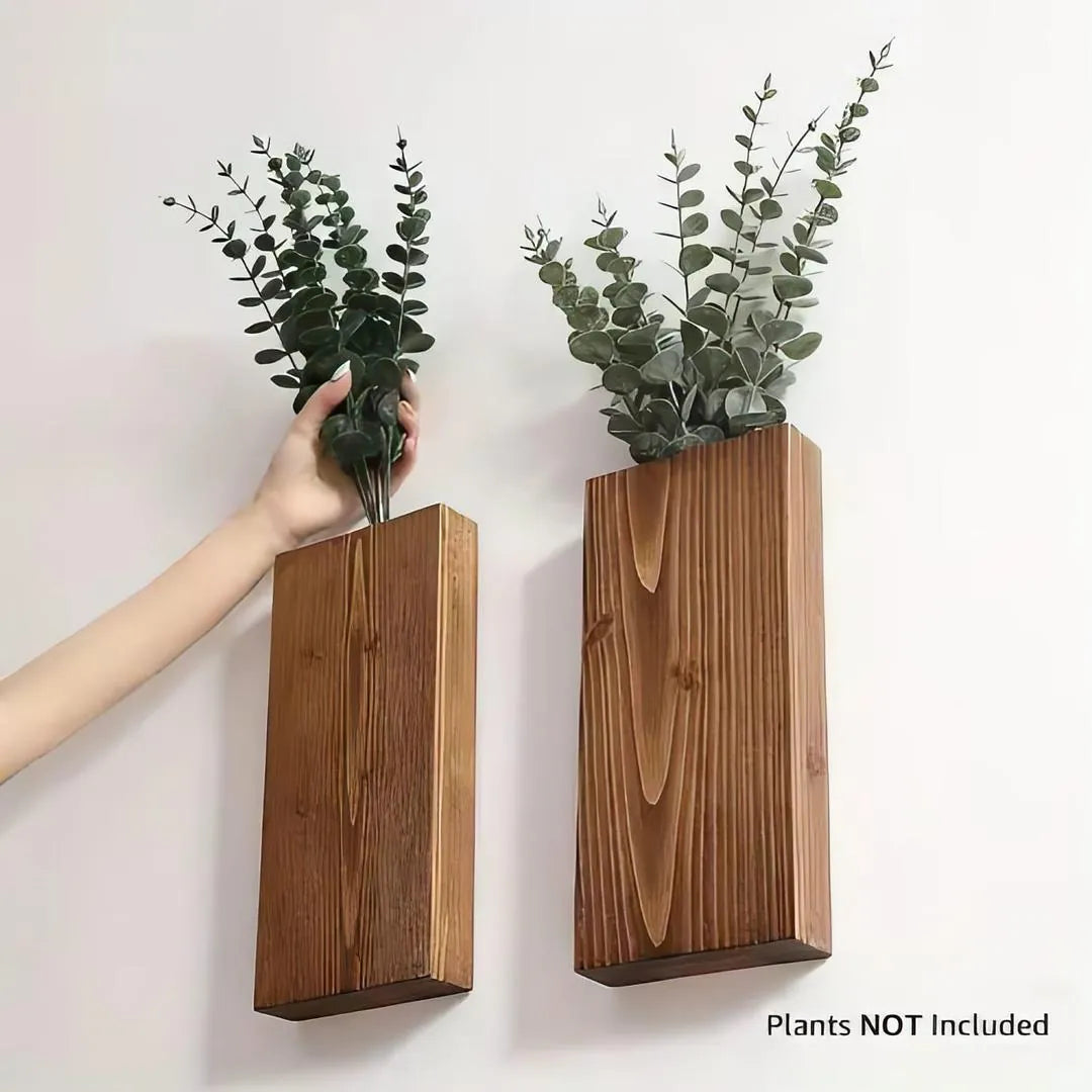 Modern Abstract Wall Art – Brown MDF