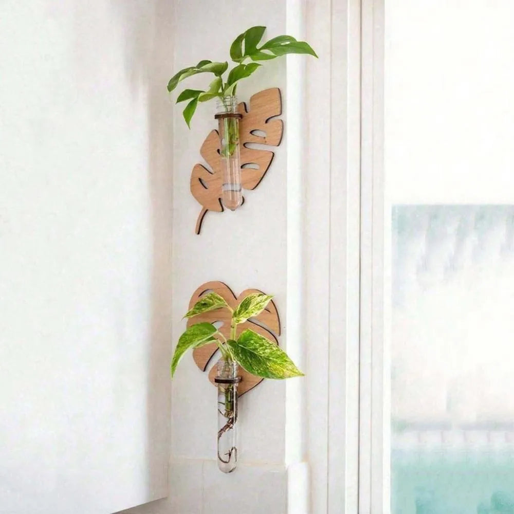MDF Wood Planter 3D – Brown