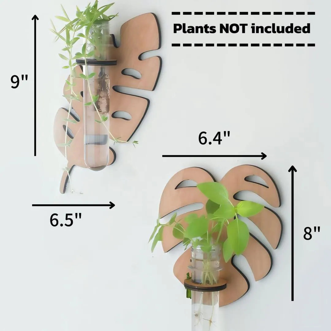 MDF Wood Planter 3D – Brown